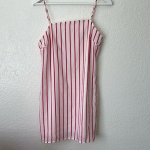 Francescas striped mini dress